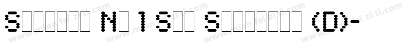 Synchro No 1 Std Standard (D)字体转换